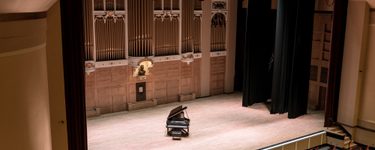 View of the Merrill stage from seat Balcony 4 Row C Seat 14