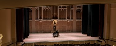 View of the Merrill stage from seat Grand Tier 3 Row G Seat 10