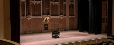 View of the Merrill stage from seat Grand Tier 4 Row C Seat 15