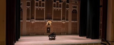 View of the Merrill stage from seat Grand Tier 4 Row C Seat 3