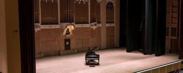 View of the Merrill stage from seat Grand Tier 5 Row C Seat 5