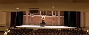 View of the Merrill stage from seat Terrace 3 Row G Seat 4